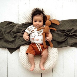 Snuggle Hunny Short Sleeve Body suit - Dino