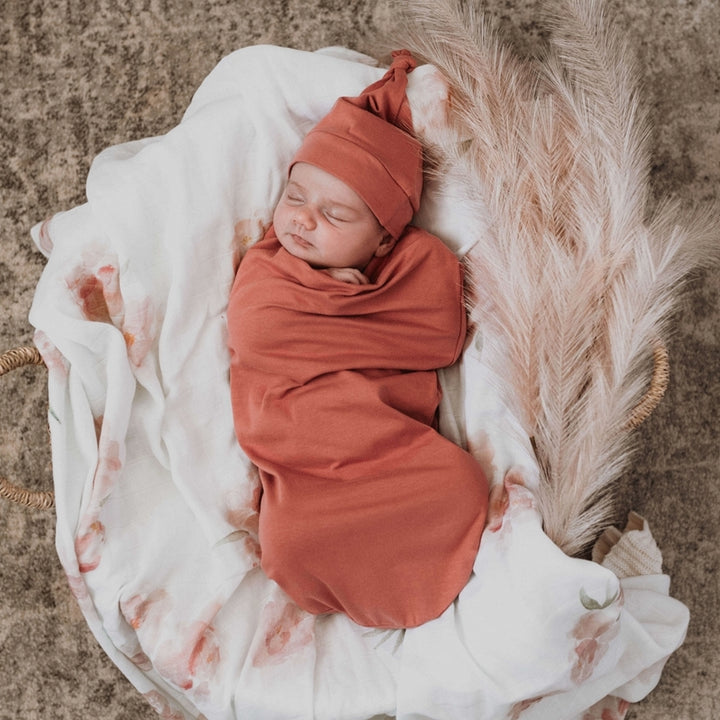 Snuggle Hunny Swaddle Sack & Beanie set - cotton
