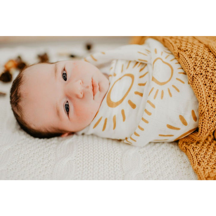 Luna's T Bamboo Muslin Swaddle Baby wrap