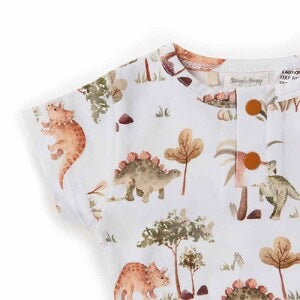 Snuggle Hunny Short Sleeve Body suit - Dino