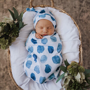Snuggle Hunny Swaddle Sack & Beanie set - cotton