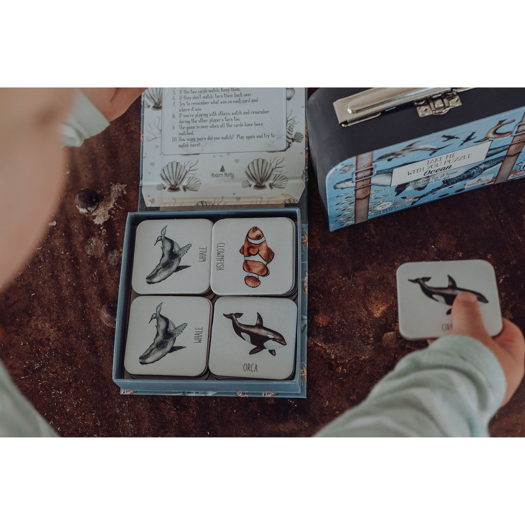 Modern Monty - Oceans Memory Card Game