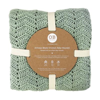 Crochet Blanket, Hand made - OB Designs