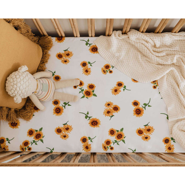 Snuggle Hunny Fitted Cot Sheet - Cotton Jersey