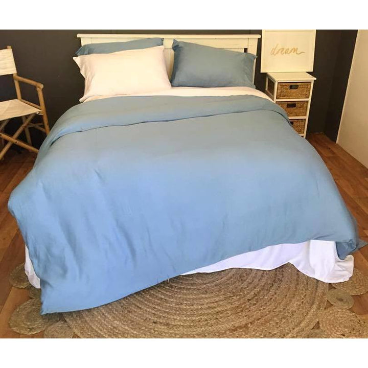 100% Organic Bamboo Duvet Cover with Fitted sheet Set